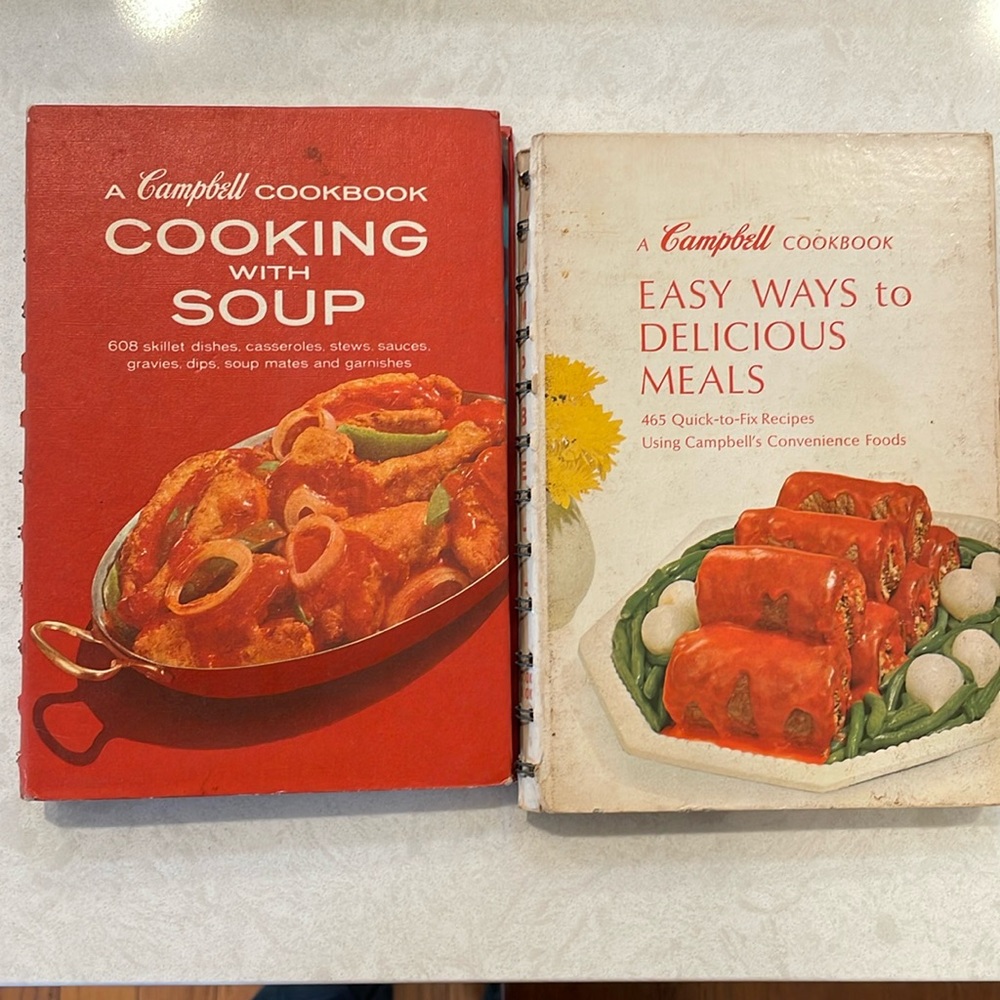 Vintage Campbell cookbooks